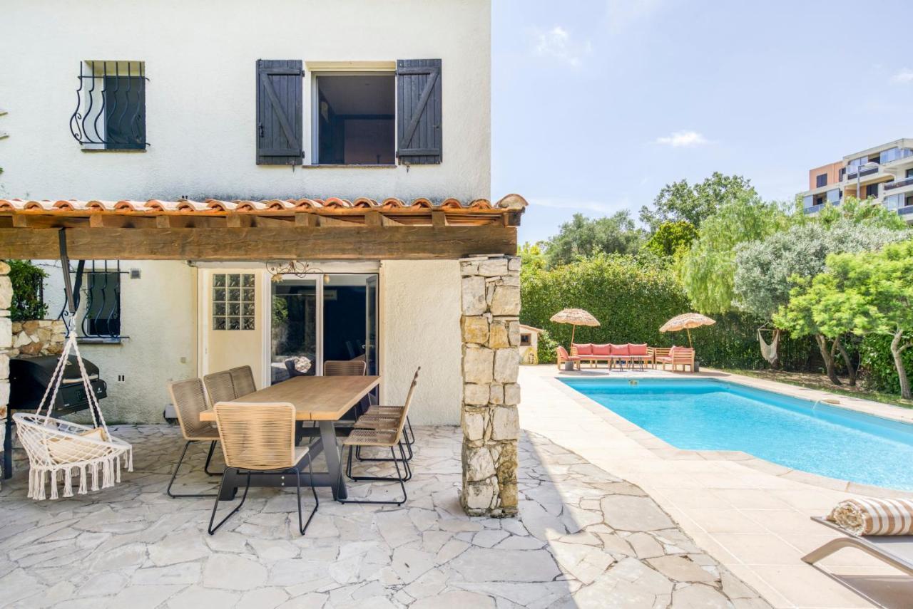 Belle Villa De Charme Avec Piscine Antibes Esterno foto