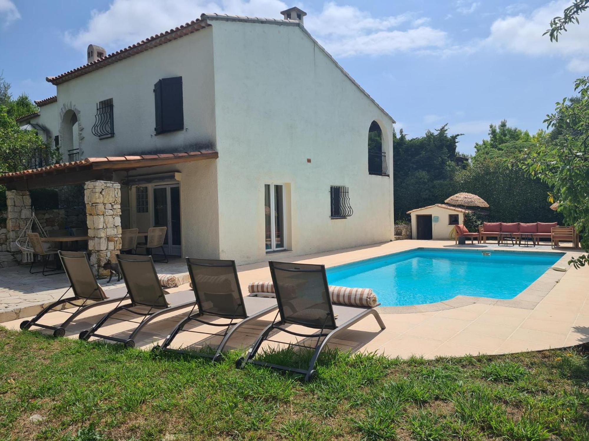 Belle Villa De Charme Avec Piscine Antibes Esterno foto